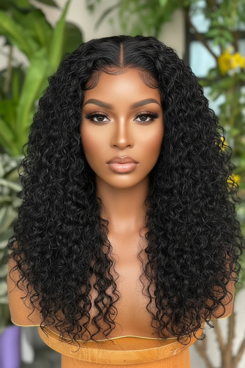 Midnight Ripple- 5x5 HD Lace Closure Deep Wave Wig