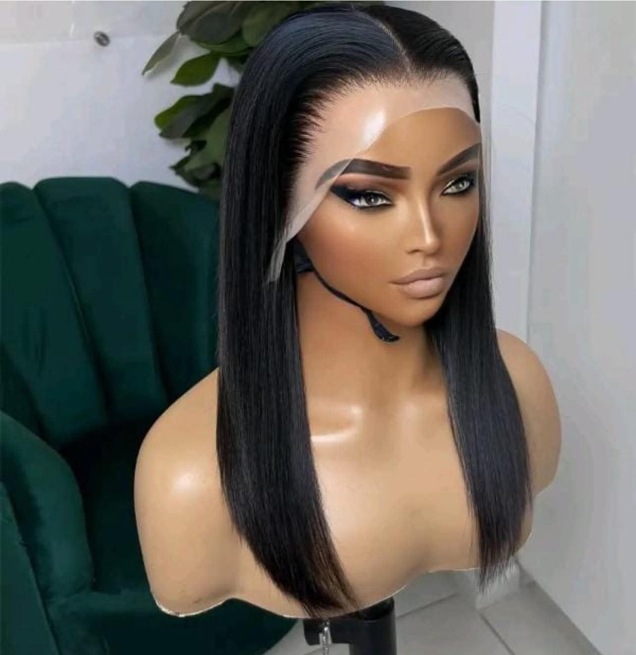 Silky Straight HD Lace Front Human Hair Wig