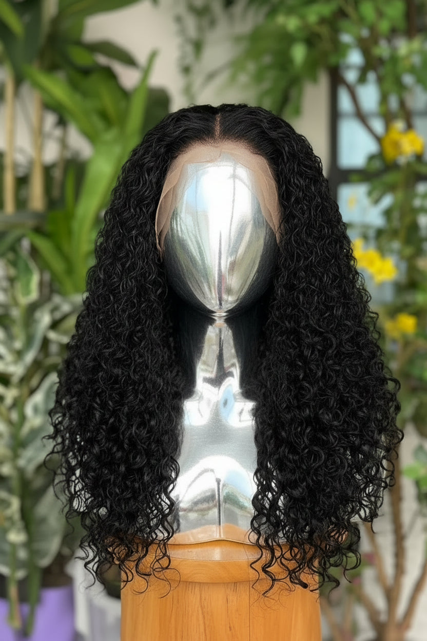 Midnight Ripple- 5x5 HD Lace Closure Deep Wave Wig